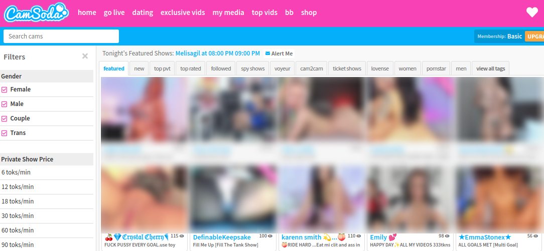 CamSoda Met cammeisjes