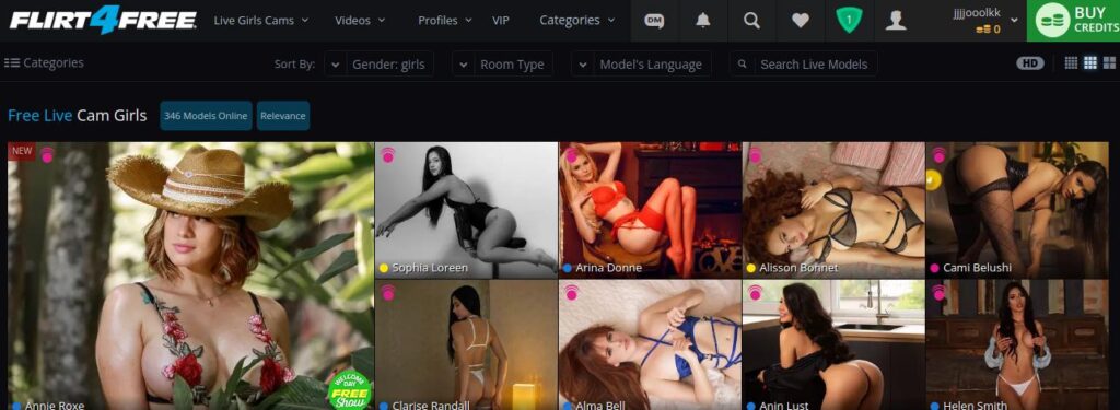 Flirt4free Met cammeisjes