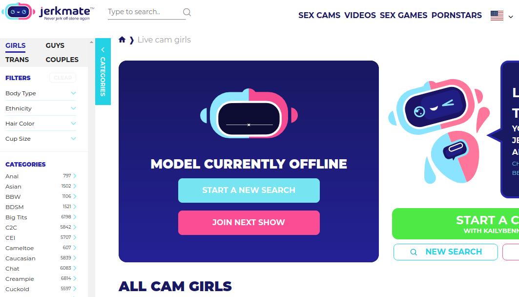 JerkMate Cam-site